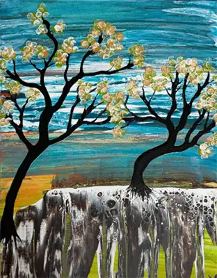 Spring Zen Painting