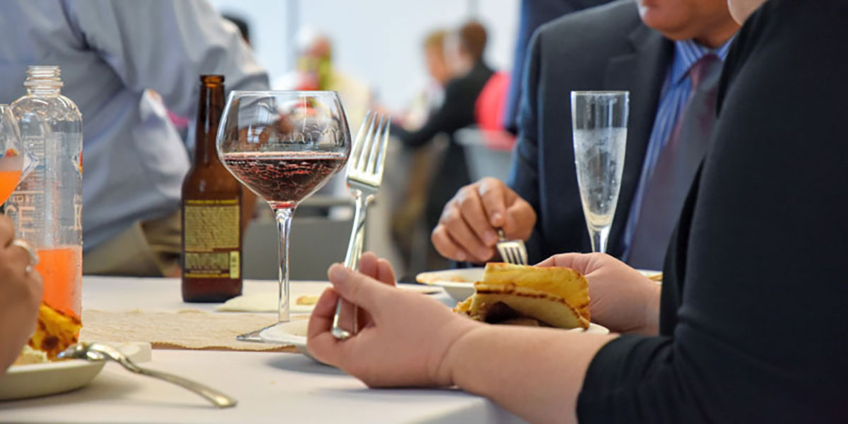 Couple Enjoying Dinner